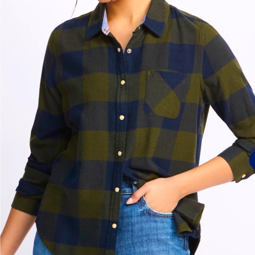 Never worn flag and anthem flannel